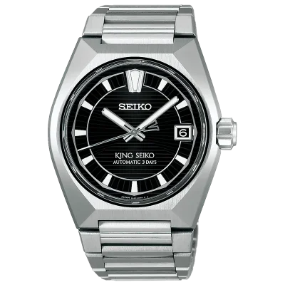 Seiko HKF003J1 King Seiko automatisk mekanisk klokke 41 mm svart
