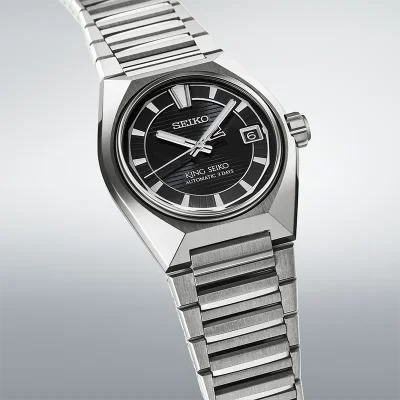 Seiko HKF003J1 King Seiko automatisk mekanisk klokke 41 mm svart