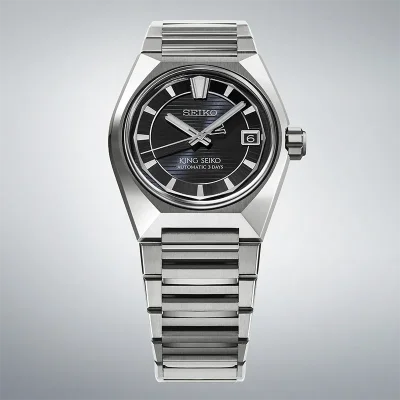 Seiko HKF003J1 King Seiko automatisk mekanisk klokke 41 mm svart