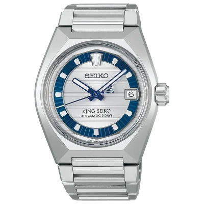 Seiko HKF004J1 King Seiko mekanisk klokke hvit safirglass 41 mm