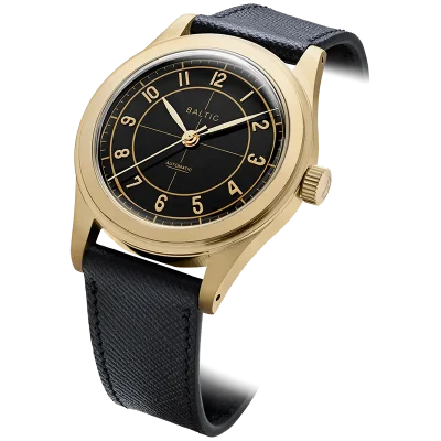 HMS 002 GOLD PVD - BLACK