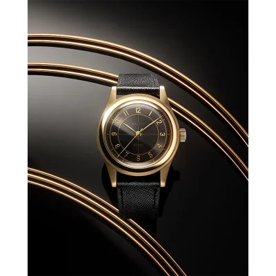 HMS 002 GOLD PVD - BLACK