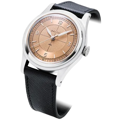 HMS 003 - Salmon - StitchedSaffiano black