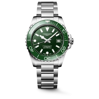 Longines HydroConquest L37794066 gr�nn automatisk klokke