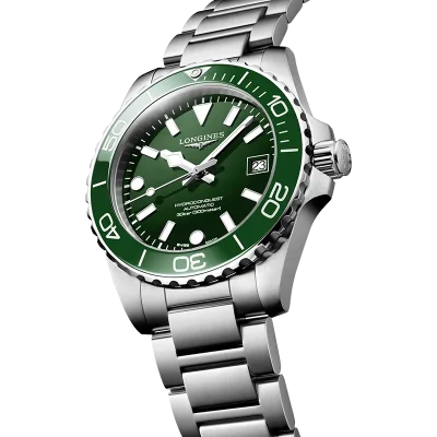 Longines HydroConquest L37794066 gr�nn automatisk klokke