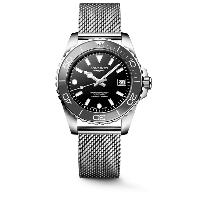 Longines HydroConquest L37794706, sort, mekanisk
