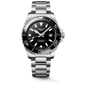 Longines HydroConquest L37884566 Sort Mekanisk Automatisk