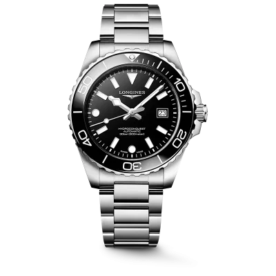 Longines HydroConquest L37884566 Sort Mekanisk Automatisk