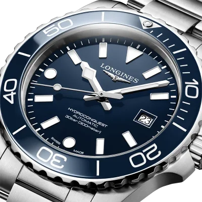 Longines HydroConquest L37884966 Bl� Safirglass Automatisk
