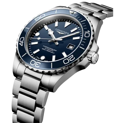 Longines HydroConquest L37884966 Bl� Safirglass Automatisk