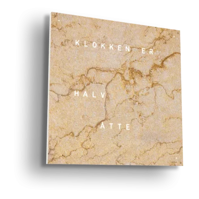 QLOCKTWO Earth 90 Creator's Edition Desert NORWEGIAN