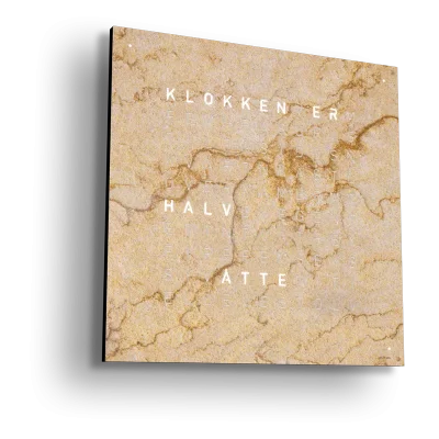 QLOCKTWO Earth 90 Creator's Edition Desert NORWEGIAN