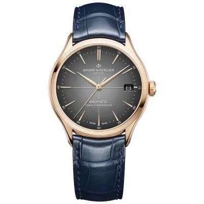 BAUMATIC 40MM 18K/L DI:GREY AUTO