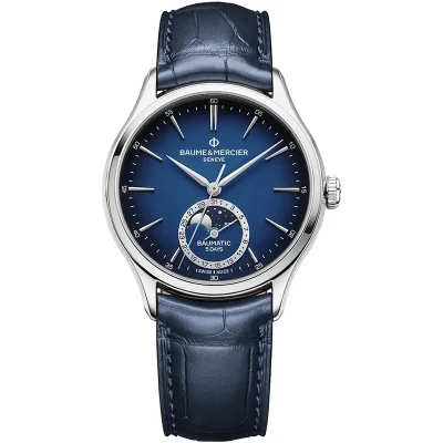 Clifton Baumatic 39mm , ST/L, DI: Black Moon phase /date.