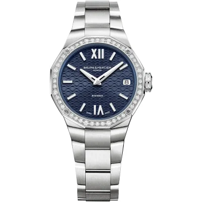 Riviera, ST/ST DI:BLUE 44 DIAMONDS TW/VS1 QUARTZ