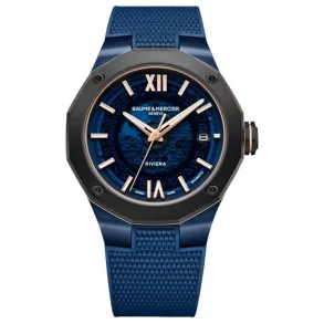 Riviera Baumatic 42MM, ST/ PVD treatment, Titanium bezel