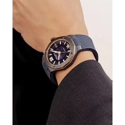 Riviera Baumatic 42MM, ST/ PVD treatment, Titanium bezel
