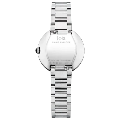 JOIA 28MM ST/ST DI:SILV QUARTZ