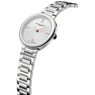 JOIA 28MM ST/ST DI:SILV QUARTZ