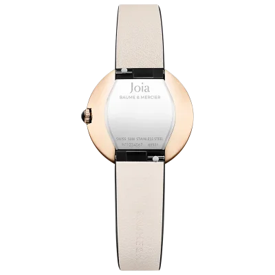 JOIA 28MM RGLD PVD/ST/L DI:SILVER QUARTZ