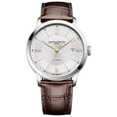 Baume & Mercier MOA10853 Herreklokke S�lv 40 mm
