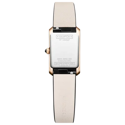 HAMPTON XS RGLD PVD/ST/L DI:SILV QUARTZ