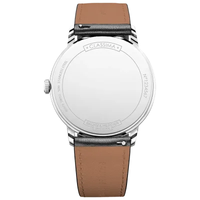 CLASSIMA 40MM ST/L DI:SILV QUARTZ