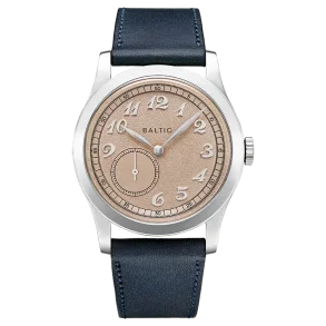 MR CLASSIC - SALMON - STITCHED NAVY BLUE