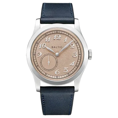 MR CLASSIC - SALMON - STITCHED NAVY BLUE