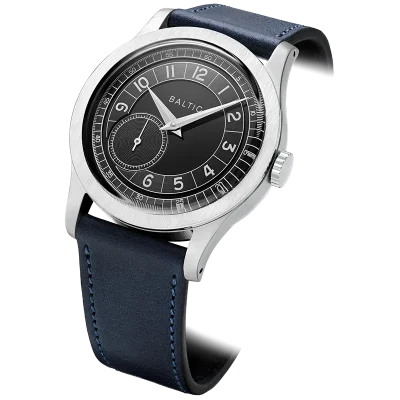 MR ROULETTE BLACK - STITCHED NAVY BLUE