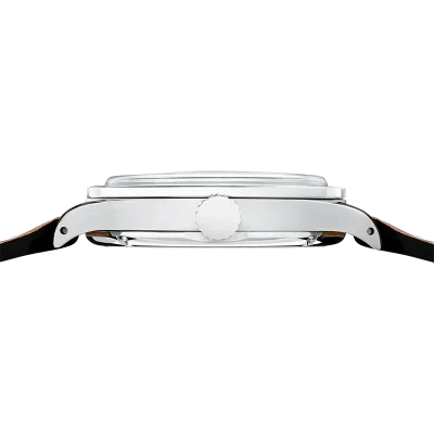MR ROULETTE SALMON - Stitched Saffiano Black