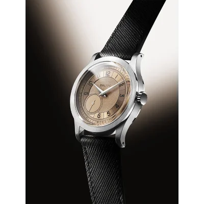 MR ROULETTE SALMON - Stitched Saffiano Black