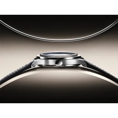 MR ROULETTE SALMON - Stitched Saffiano Black
