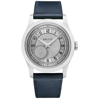 MR ROULETTE SILVER - STITCHED NAVY BLUE