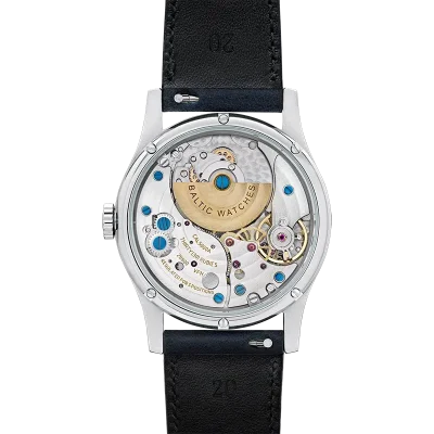 MR ROULETTE SILVER - STITCHED NAVY BLUE