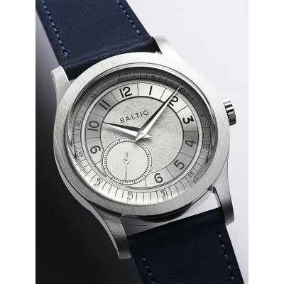 MR ROULETTE SILVER - STITCHED NAVY BLUE