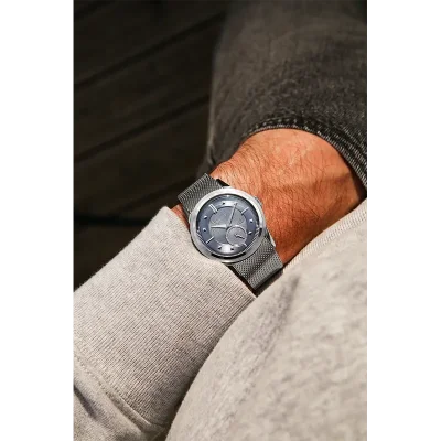 BALTIC WATCHES PRISMIC - GREY BLUE - MESH