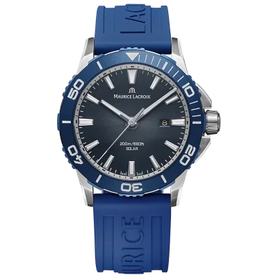 Maurice Lacroix Pontos PT1008-SSL40-430-4 Bl� Safirglass 41 mm Quartz