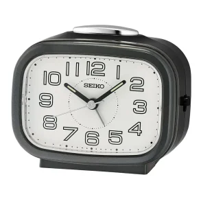 SEIKO ALARM CLOCK 10X8X6 SWEEP BELL SNOOZE QHK060K