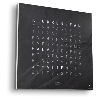 QLOCKTWO Earth 45 Creator's Edition Metamorphite NORWEGIAN