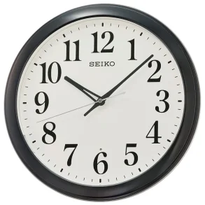 SEIKO WALL CLOCK �33X4CM AUTO LIGHT (HI/LO)'