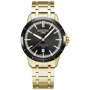 Roamer R968833 48 85 20 svart quartzklokke 42 mm