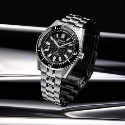 Seiko SJE101J1 mekanisk dykkerklokke 40 mm svart safirglass