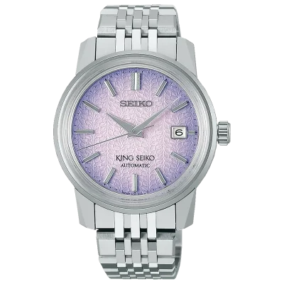 Seiko King Seiko SJE107J1 Rosa Safirglass Automatisk