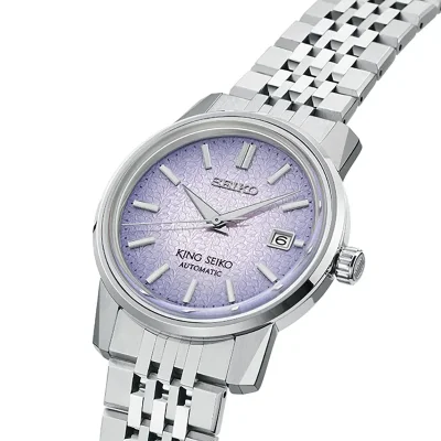 Seiko King Seiko SJE107J1 Rosa Safirglass Automatisk