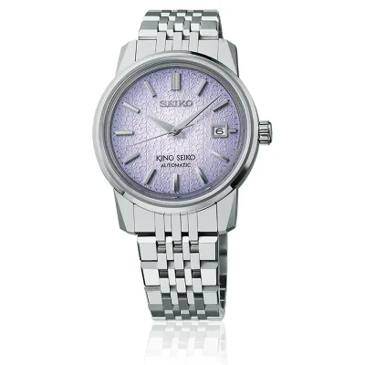 Seiko King Seiko SJE107J1 Rosa Safirglass Automatisk