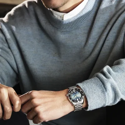Seiko SLA073J1 Dykkerklokke, Bl� Safirglass 43 mm