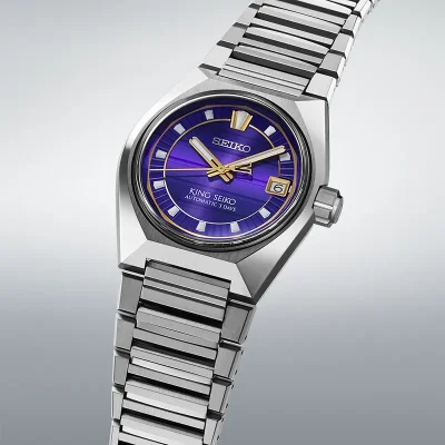 Seiko SLA083J1 King Seiko mekanisk bl� 41 mm