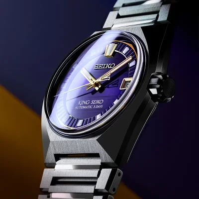 Seiko SLA083J1 King Seiko mekanisk bl� 41 mm