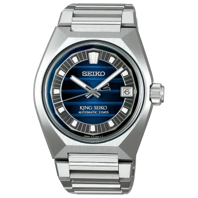 Seiko SLA085J1 King Seiko mekanisk klokke 41 mm svart safirglass